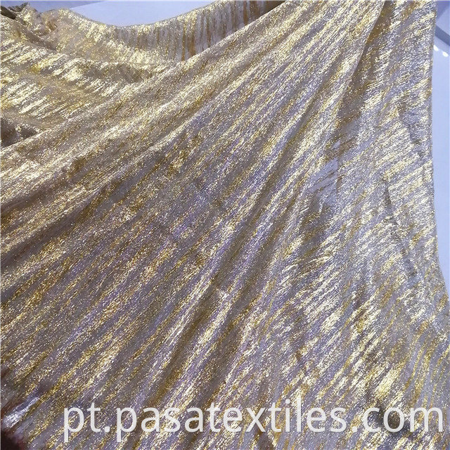 2021 new arrival poly metal gold tulle fabric
